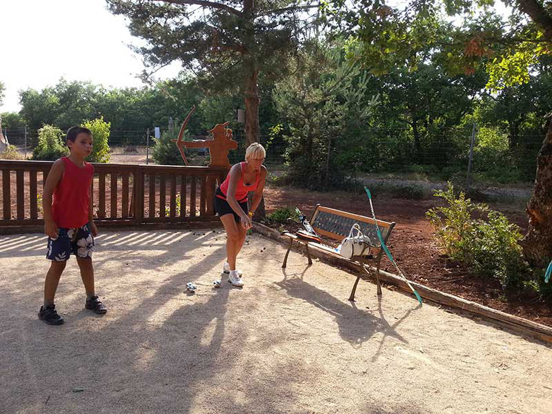 P&eacute;tnque au domaine des bouscaillous aveyron